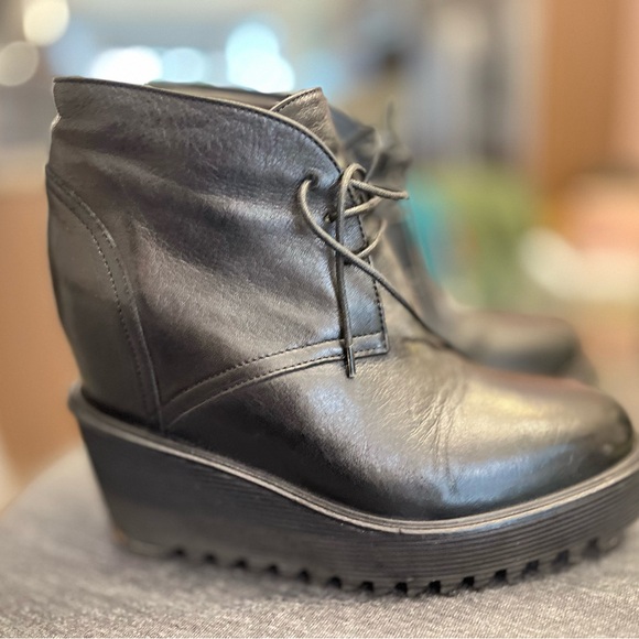 Wedge booties/brogue . Brand : laura Bellariva - Picture 4 of 8